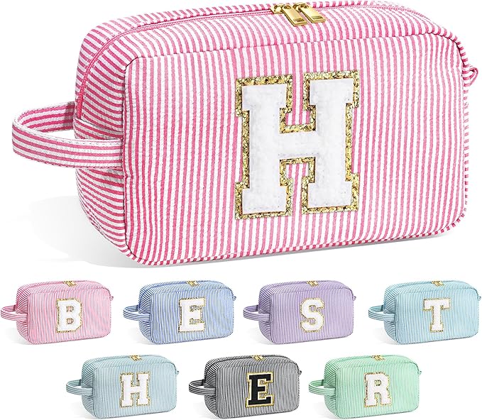 YOOLIFE Initial Makeup Bag for