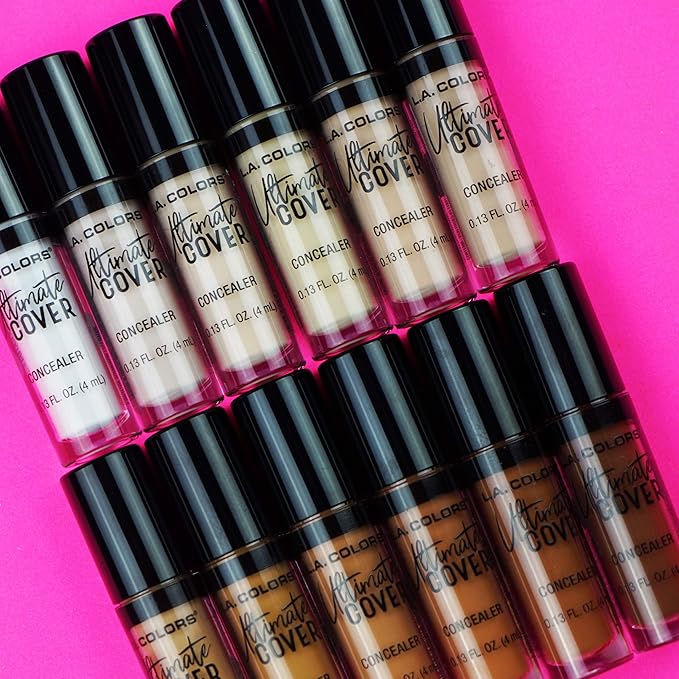 L.A. COLORS Ultimate Cover Concealer- Sheer Green Corrector, Fl Oz