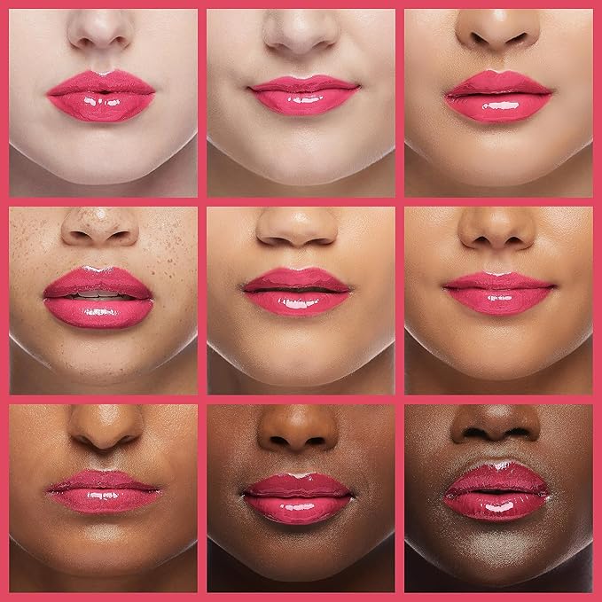 Fruit Flavored No-Sticky Lip Gloss Balm for Dry Lips - Hydrating and Nourishing Cherry Lip Oil (0.2 OZ)
