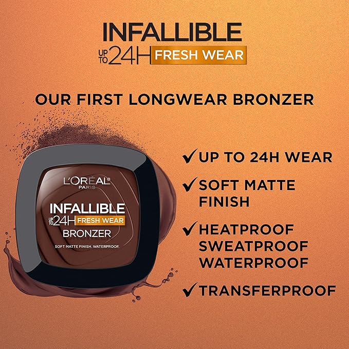 L'Oreal Paris Infallible Up to 24H Fresh Wear Light Medium, 0.31 oz