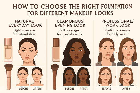How to Choose the Right Foundation for Different Makeup Looks