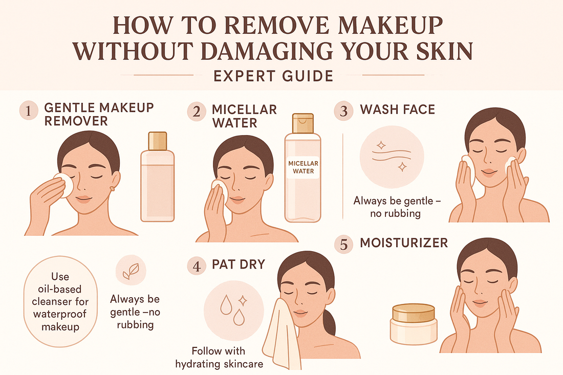 How to Remove Makeup Without Damaging Your Skin (Expert Guide)