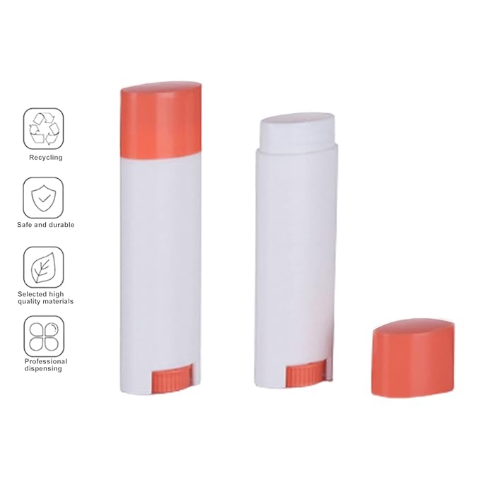 5ml 25Pcs Empty Oval Deodorant Lip balm,DIY