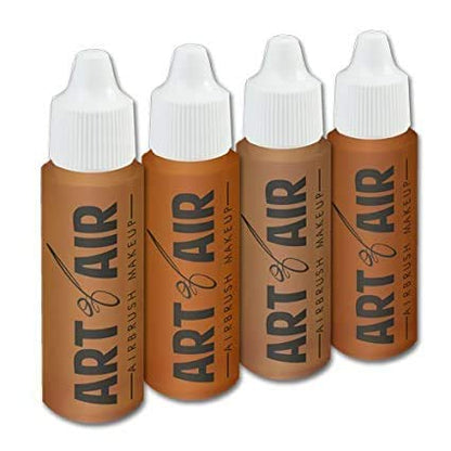 4pc TAN Complexion Professional Airbrush Cosmetic 2 oz