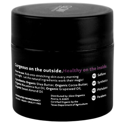100% Organic Belly Butter, Prevents Stretch