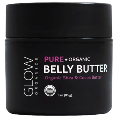 100% Organic Belly Butter, Prevents Stretch