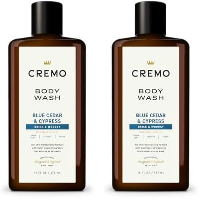 Cremo Inc Blue Cedar & Cyprus Body Wash - 16oz, 16 Oz (Pack of 2)