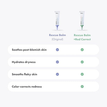 Hero Cosmetics Rescue Balm Post-Blemish Recovery Cream - Intensive Nourishing and Calming for Dry, Red-Looking Skin After a Blemish - Dermatologist Tested (50 ml, 1.69 fl. oz)