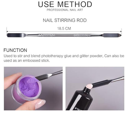 7.2 inches Pro Stainless Steel Make Up Spatula