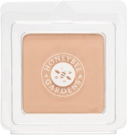 Honeybee Gardens Pressed Mineral Powder Foundation Refill, Malibu, Vitamin E, 7.5g