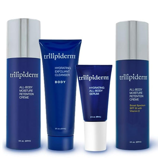 Trilipiderm Essential Body Regimen Bundle Set Rejuvenating