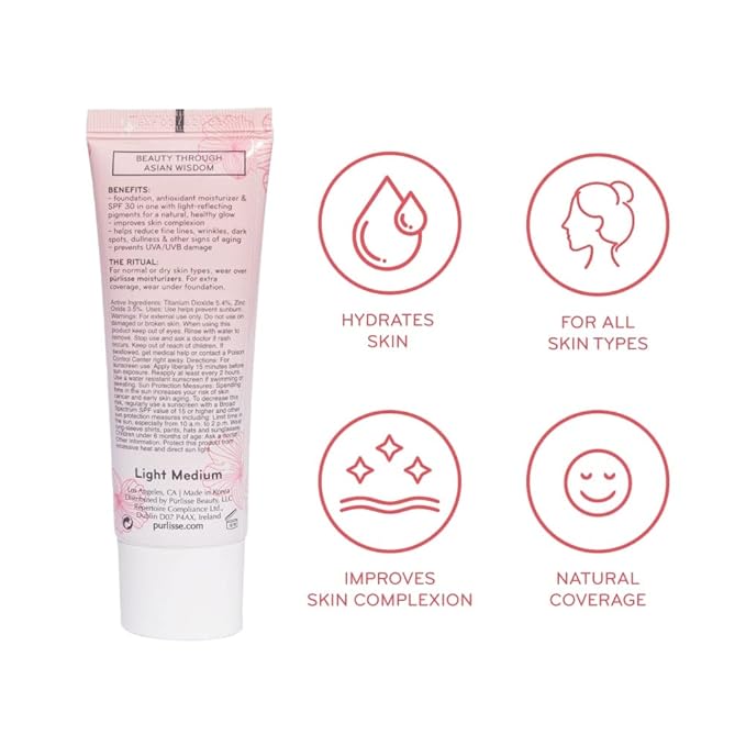 pūrlisse Radiant Glow Illuminating BB Cream Spf30 (Fair) Oz (Light)