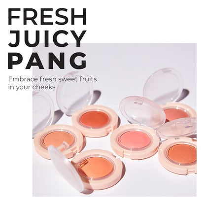 A'PIEU Juicy-Pang Jelly Blusher [RD01] (0.17 oz) - Soft Touch Cheek Color with Creamy Powdery Texture for Natural Dewy-Finish, No Fall-Out.