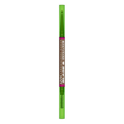 NYX PROFESSIONAL MAKEUP Blade & Shade Brow Pencil, Nano Mechanical Eyebrow Pencil, Up to 16HR Make Up Wear - Taupe