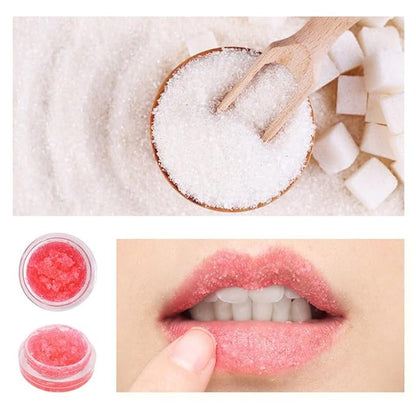Lip Scrub, Lip Scrubs Exfoliator, Sugar