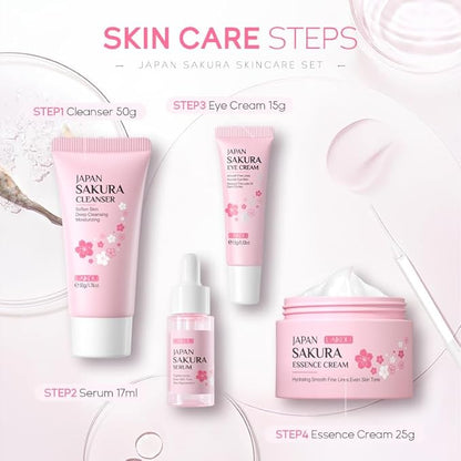 Skin Care Set JAPAN SAKURA Beauty Cleaning