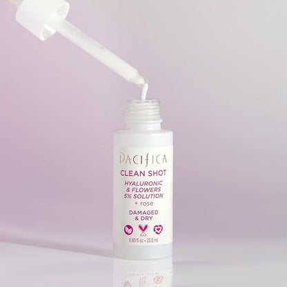 Pacifica Clean Shot Hyaluronic and Flowers 5 Percent 0.8 oz