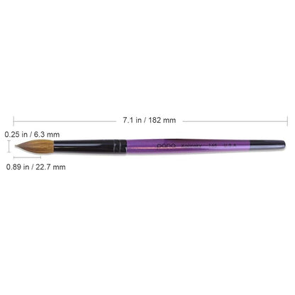 Profession purple wood kolinsky acrylic