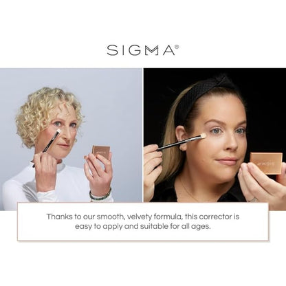 Sigma Beauty Spectrum Color-Correcting Duo – Color Correcting Cream for Concealing and Priming Skin, 2in1 Makeup Set with Buildable, Customizable Shades for all Skin Types (Medium to Dark)