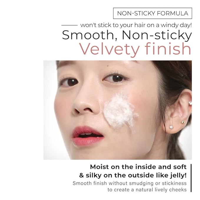 A'PIEU Juicy-Pang Jelly Blusher [RD01] (0.17 oz) - Soft Touch Cheek Color with Creamy Powdery Texture for Natural Dewy-Finish, No Fall-Out.