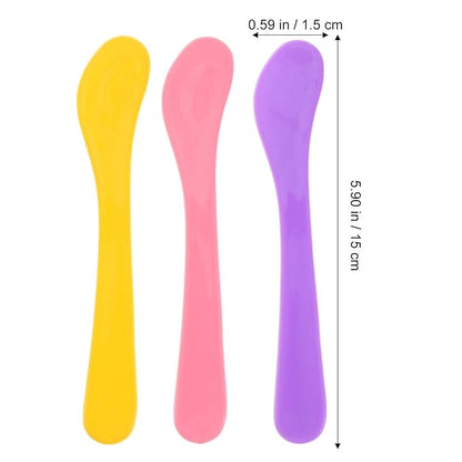 Healifty 10 Pcs makeup spatula plastic makeup DIY