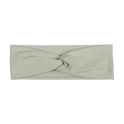 Goody Sport Lycra Head Wrap - 1Ct, Green, Quick-Dry Headbands for Women & Men, Versatile Hair Accessories with Sport-Level Grip, All Hair Types
