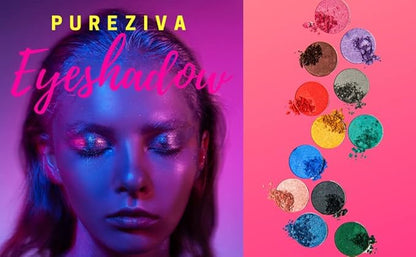 Indigo Denim Navy Blue Purple Violet Opaque Pressed Powder Single Vegan Eyeshadow; Talc, Paraben & Cruelty Free