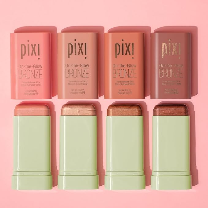 Pixi On-the-Glow Bronze - SoftGlow, Hydrating Tinted Moisture 0.6oz, Paraben-Free 19g
