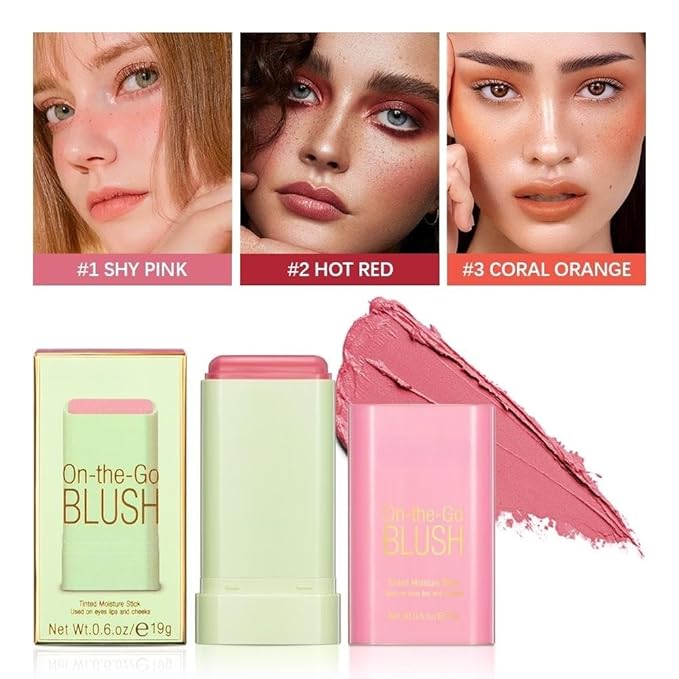 On-the-Go Makeup Blush Stick Tinted Moisture Stick, Shadow