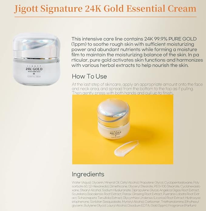 Signature 24K Gold Essential Skin Care Glowing