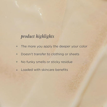 '+ Lux Unfiltered N°32 ORIGINAL Gradual Self Tanning Cream in Rosewood, Hydrating Self Tanning Lotion, Gluten Free, Vegan + Cruelty Free Self Tanner, Luxurious Sunless Tanner Loaded with Antioxidants