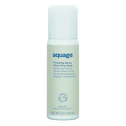 AQUAGE Finishing Spray, Travel Size, Delivers Humidity Resistance and Lasting Firm Hold Style Retention with Max Shine, LVOC, 2 oz