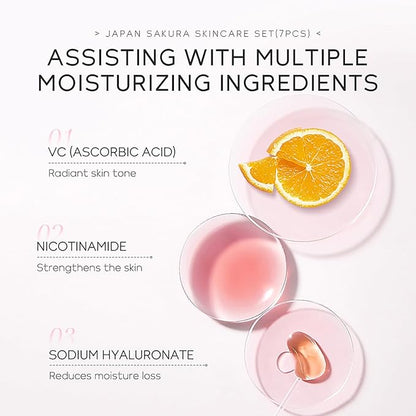 Skin Care Set JAPAN SAKURA Beauty