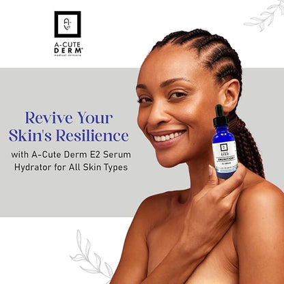 A-Cute Derm Emunition® E2 Serum Hydrator to Improve Loss Moisturizer Helps in Healing for Sensitive Skin (1 oz)