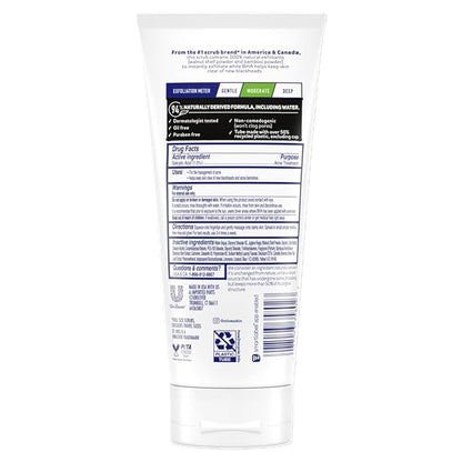 St. Ives Blackhead Clearing Face Scrub, Clears Blackheads & Unclogs Pores, Green Tea & Bamboo, Salicylic Acid Acne Treatment Facial Scrub, Moderate Exfoliator with Natural Exfoliants 6 oz, 6 Pack