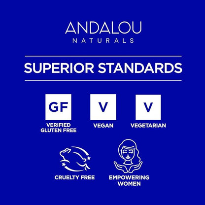 Andalou Naturals Deep Hydration Face Moisturizer, Multi-Correcting Cream, Day & Night Moisturizer for Face with Hyaluronic Acid & Vegan Collagen for Softer & More Supple Skin, 1.7 fl oz
