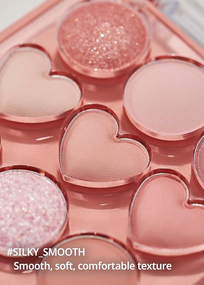 COLORGRAM Pin Point Eyeshadow Palette 01 Peach+Coral= |