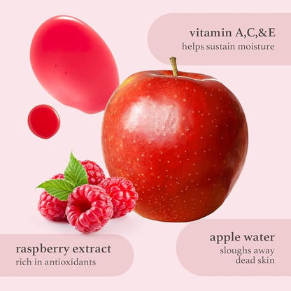 NOONI Korean Hydrating Lip Oil Set - Applecherry & Appleplum | Long-Lasting, Moisturizing, Plumping, Revitalizing for Dry Lips, Waterproof, No Peel Off, 0.12 FL Oz x 2ea