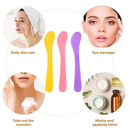 Healifty 10 Pcs makeup spatula plastic makeup DIY