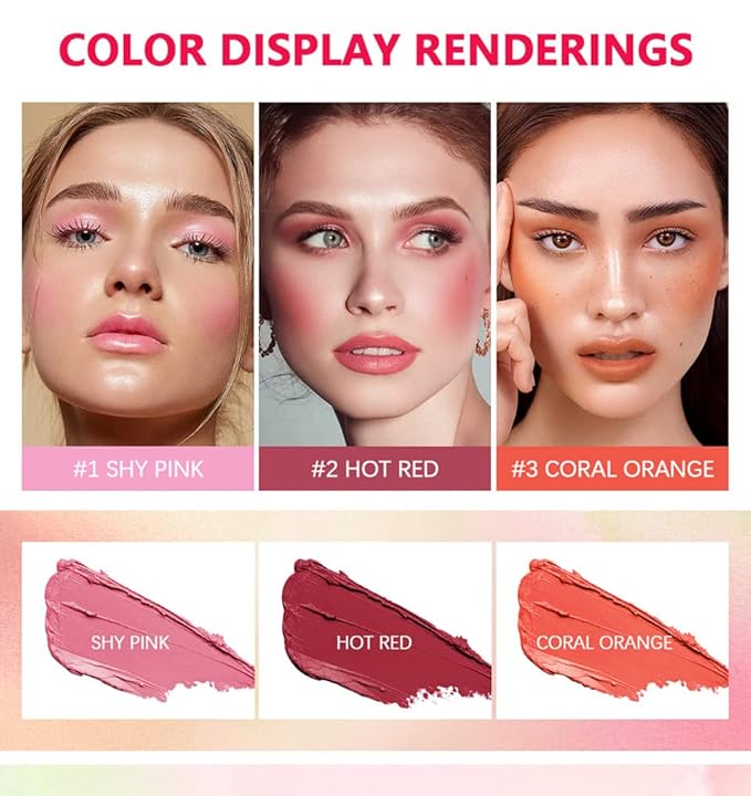 On-the-Go Makeup Blush Stick Tinted Moisture Stick, Shadow