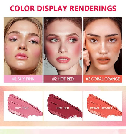 On-the-Go Makeup Blush Stick Tinted Moisture Stick, Shadow