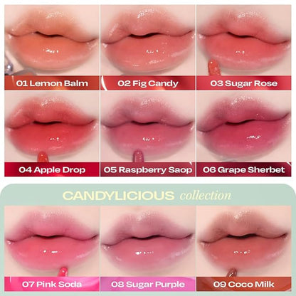 Lip Potion Aqua Glow No.1 Lemon Balm | Hydrating, Non-Sticky Gloss with Sheer Radiance | 0.3 Oz
