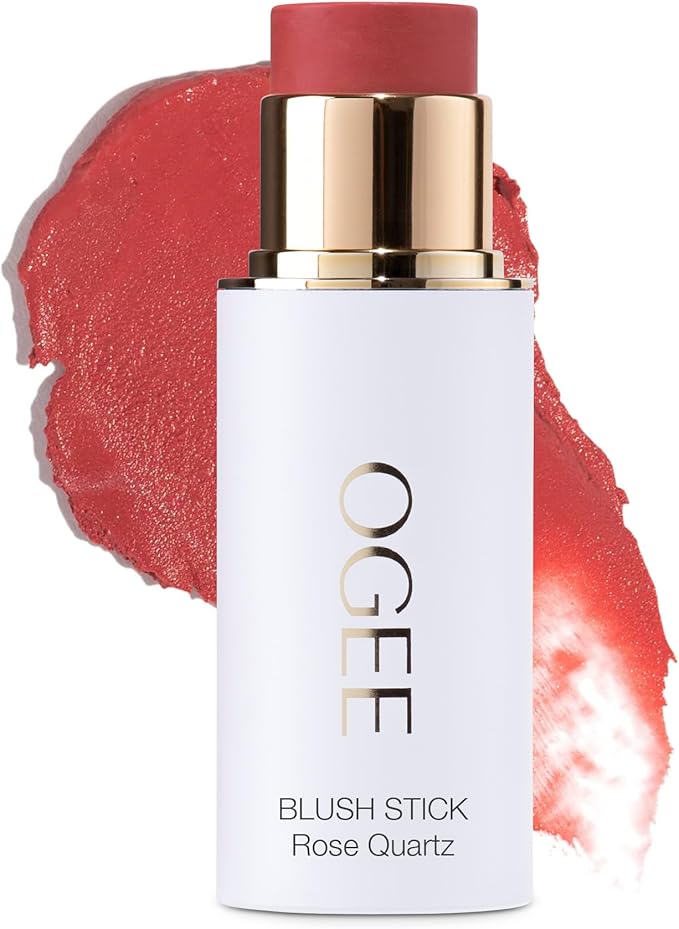 Ogee Sculpted Face Stick (ROSE QUARTZ - ROSE & Face