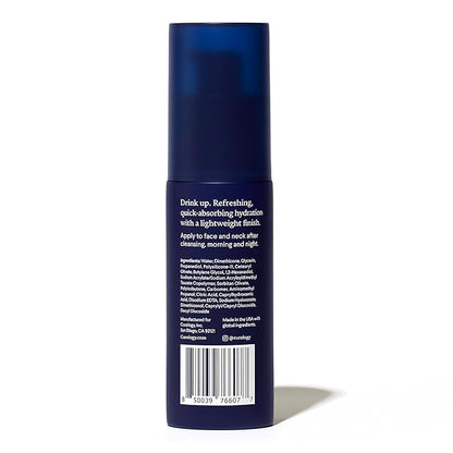 Curology Gel Face Moisturizer, Lightweight Daily Face Lotion for Oily, Dry or Sensitive Skin, with Hyaluronic Acid, Fragrance Free, 1.7 fl oz