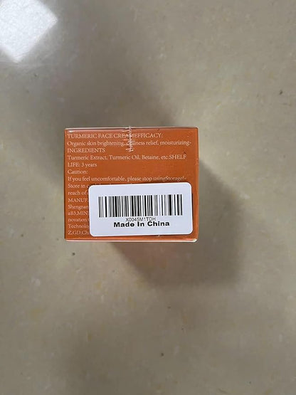 Turmeric Face Cream for Face - Natural Turmeric Moisturizer Cream for Soothing & Hydrating - Vitamin C Turmeric Anti Aging Face Cream Smoothes Fine Lines, Daily Moisturizer for Face and Body 50g