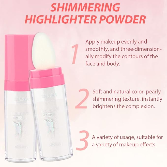 evpct 1Pcs Glitter Highlighter Powder Stick Make up mujer 01