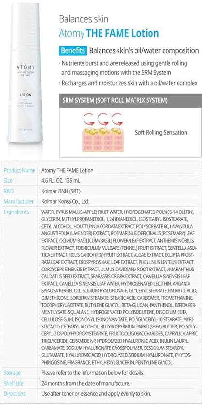 The Fame Skin Care System 1 including
