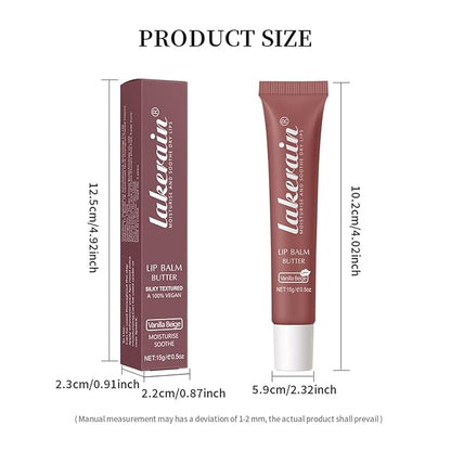 Lip Butter Balm, Day/Night Hydrating Lip Beige