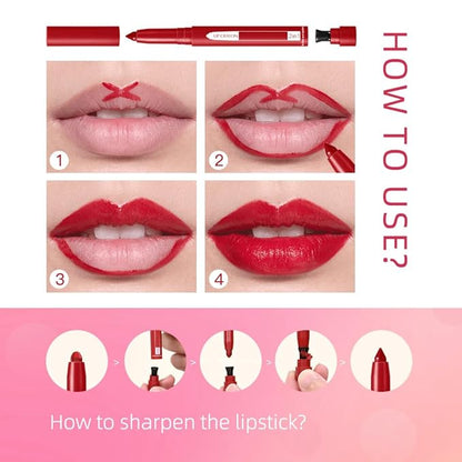 2-in-ip Crayon, lip liner, Lip Liner Pencil, Slim lip 1 L
