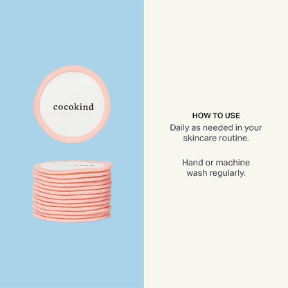 Cocokind reusable facial rounds, reusable